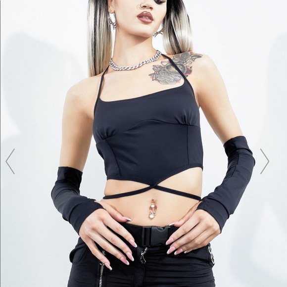 Dolls Kill Tops - - BRAND NEW DOLLSKILL BLACK TOP